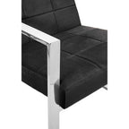 Black Velvet Lounge Chair | Vogue