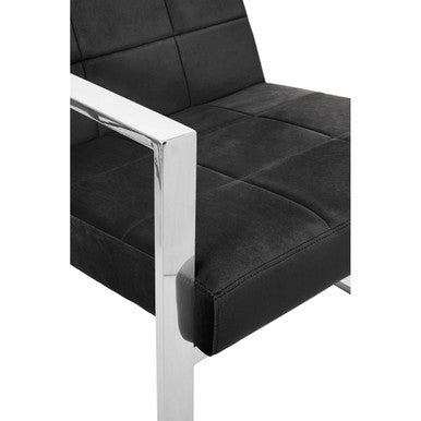 Black Velvet Lounge Chair | Vogue