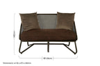 2 Seater Sofa with Curved Legs | New Foundry