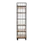 6 Tier Shelf Unit with Wheels | Crest