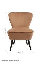 Natural Fabric Chair | Darcy