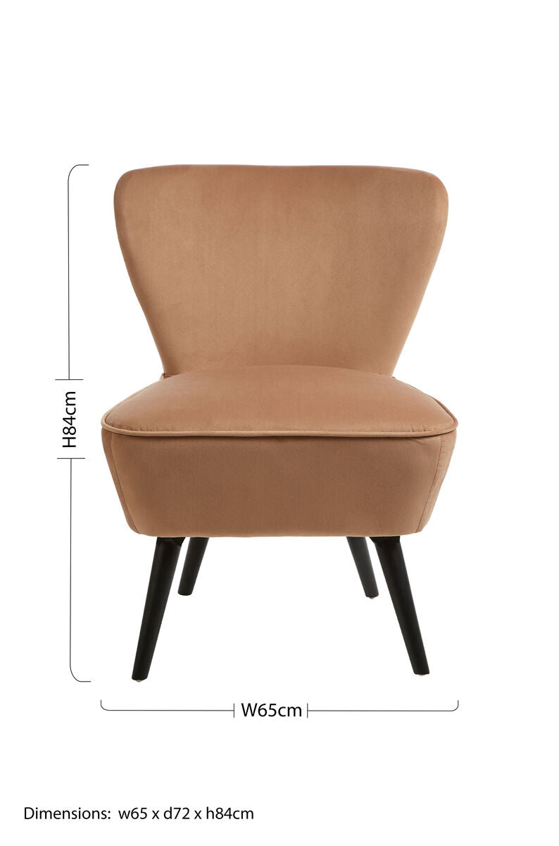 Natural Fabric Chair | Darcy