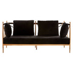2 Seater Rose Gold Lattice Arms Sofa | Novo