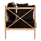3 Seater Rose Gold Lattice Arms Sofa | Novo