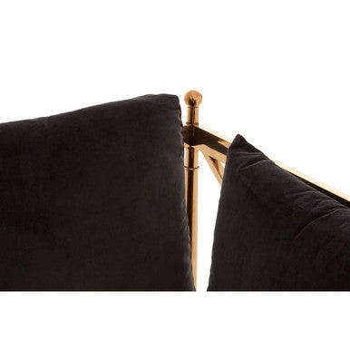 3 Seater Rose Gold Lattice Arms Sofa | Novo
