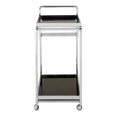 3 Tier Trolley with Silver Finish Frame | Novo