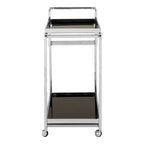 3 Tier Trolley with Silver Finish Frame | Novo