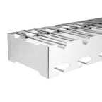 6 Bottle Silver Wide Wine Rack | Novo