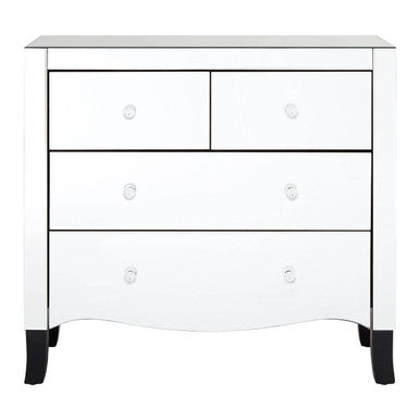 Chest of 4 Drawers with Mirror Frame | Graciela