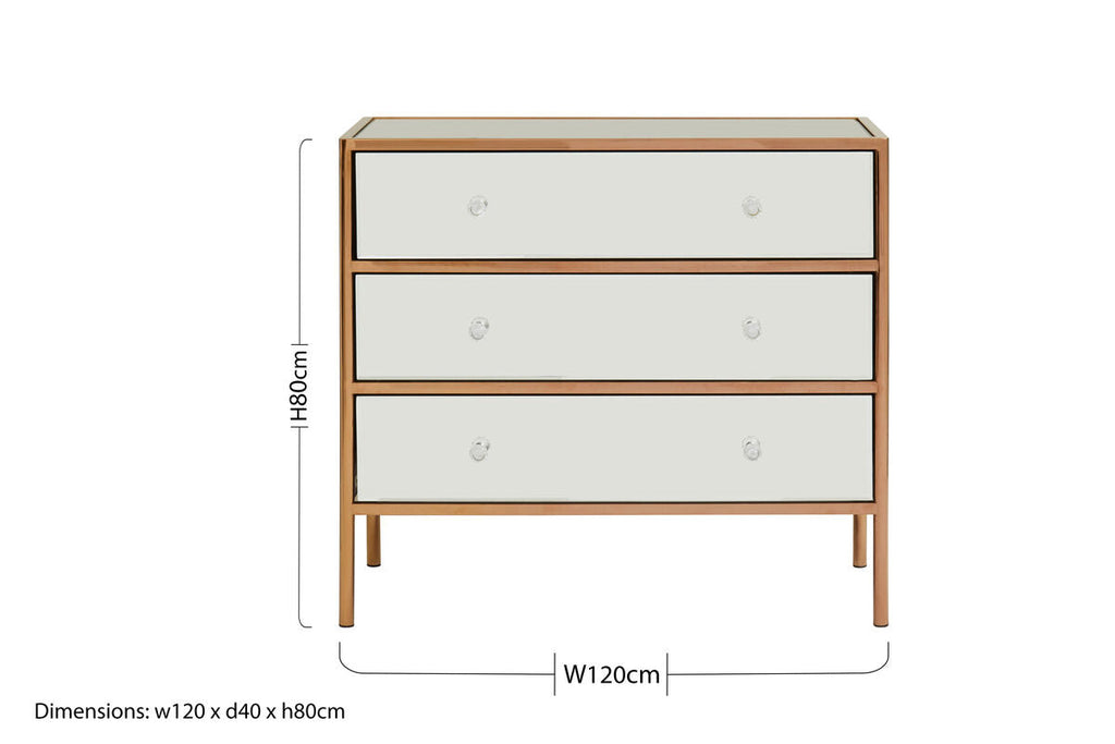 3 Drawer Chest | Goldie