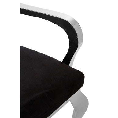 Silver Baroque Chair | Novara