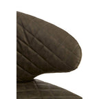 Brown Leather Effect Accent Chair | Richy