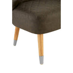 Brown Leather Effect Accent Chair | Richy