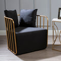 Black Linen Chair | Rosina