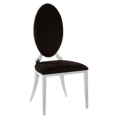 Black Velvet Dining Chair | Eliza