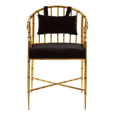 Gold Frame Accent Armchair | Monroe