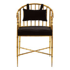 Gold Frame Accent Armchair | Monroe