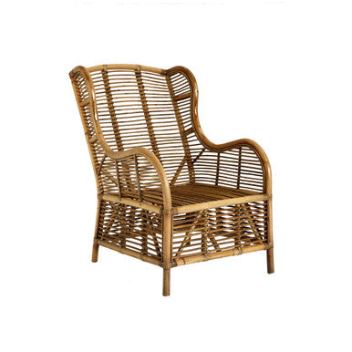 Grey Natural Kubu Rattan Chair | Manado