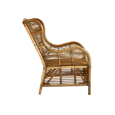 Grey Natural Kubu Rattan Chair | Manado