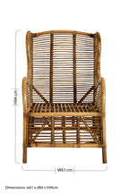 Grey Natural Kubu Rattan Chair | Manado