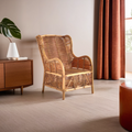 Grey Natural Kubu Rattan Chair | Manado