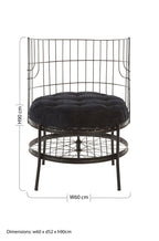 Black Wheel Design Chair | Mantis
