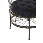 Black Wheel Design Chair | Mantis