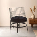 Black Wheel Design Chair | Mantis