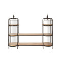 Long Black Finish Birdcage Shelf Unit | Mantis