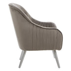 Grey Velvet Chair | Louxor