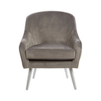 Grey Velvet Chair | Louxor