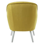 Mustard Velvet Armchair | Louxor