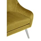 Mustard Velvet Armchair | Louxor