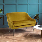 Mustard Velvet Sofa | Louxor