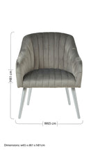 Grey Fabric Armchair | Louxor