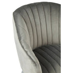 Grey Fabric Armchair | Louxor