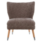 Grey Chenille Wingback Chair | Regents Park