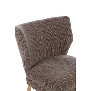 Grey Chenille Wingback Chair | Regents Park