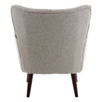 Taupe Fabric Armchair | Hampstead