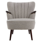 Taupe Fabric Armchair | Hampstead
