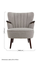 Taupe Fabric Armchair | Hampstead