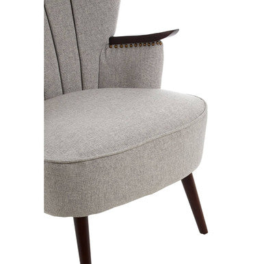 Taupe Fabric Armchair | Hampstead