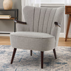Taupe Fabric Armchair | Hampstead