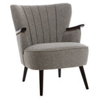Grey Fabric Armchair | Hampstead