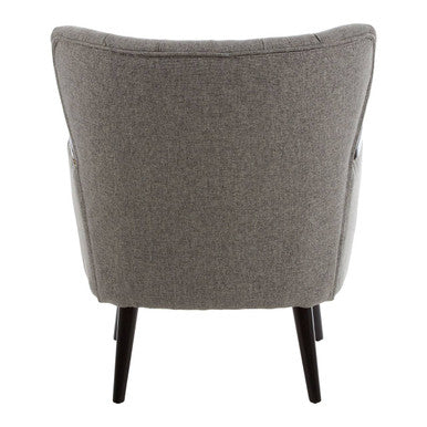 Grey Fabric Armchair | Hampstead