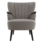 Grey Fabric Armchair | Hampstead