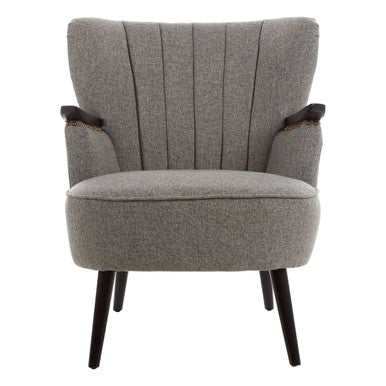 Grey Fabric Armchair | Hampstead