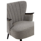 Grey Fabric Armchair | Hampstead