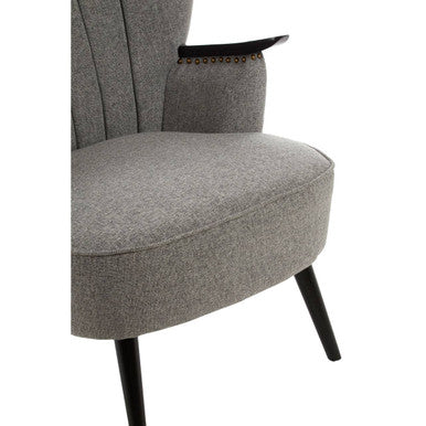Grey Fabric Armchair | Hampstead