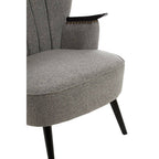 Grey Fabric Armchair | Hampstead